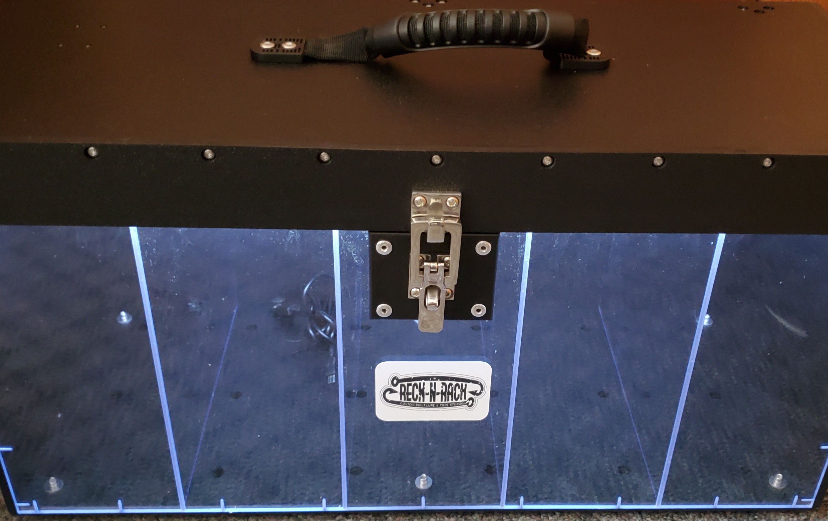 custom musky tackle boxes Reck-N-Rack Night Prowler Lighted Musky Tackle Box