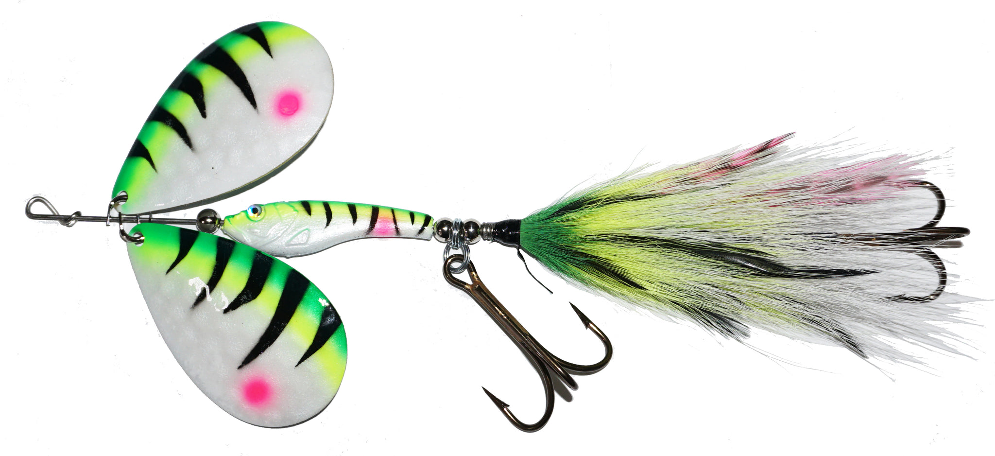 eso fishing lure RJ Lures Esox Tiger Tails D10 Bucktail – Musky Shop