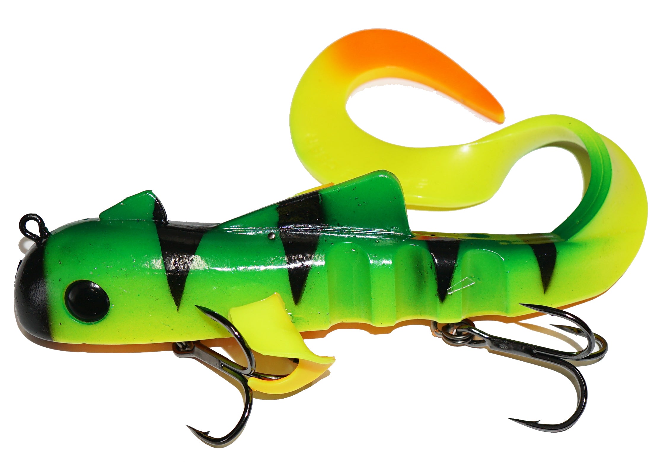 Savage Gear Alien Eel Soft Bait, Black/Orange