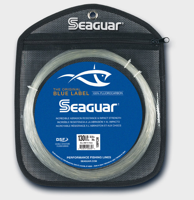 Seaguar Blue Label Big Game 30meter Fluorocarbon Leader (150Pounds)