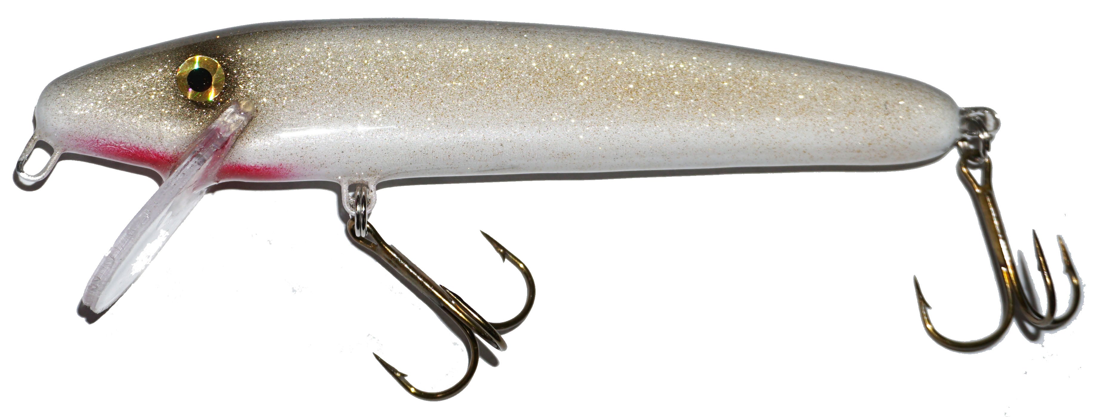 Slammer Minnow Bait 6 Crankbait Prism Black-Silver