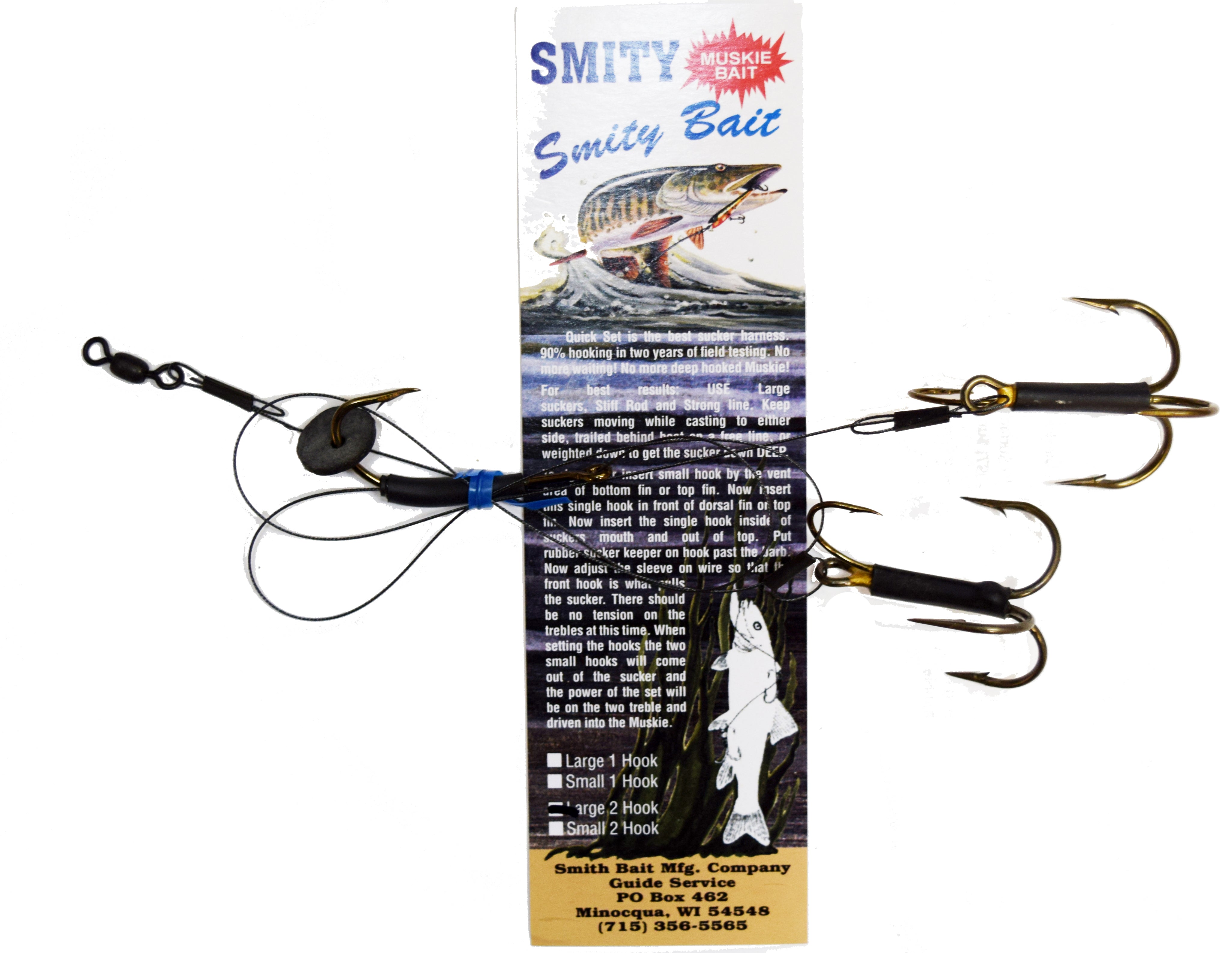 Muskie Rig Smity Titanium Quick Set Rigs – Musky Shop