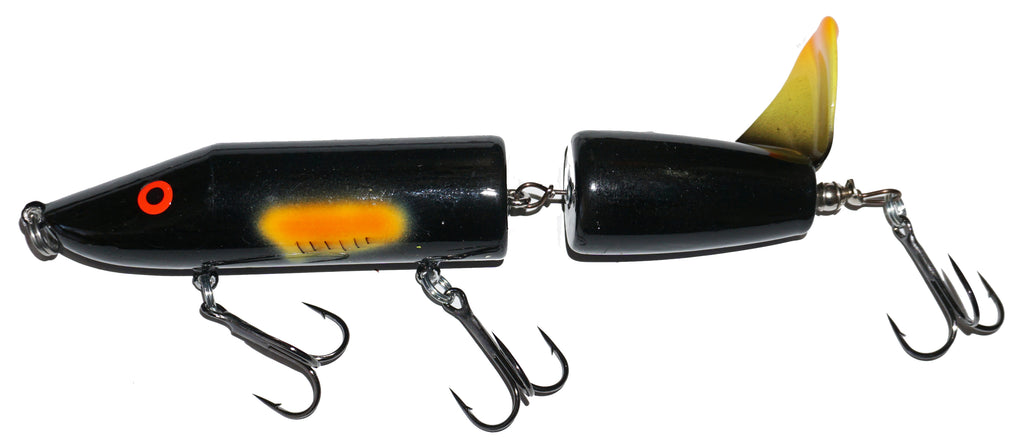 Smity/Dick Gries Lures Original Top Kick Surface Bait Black orange