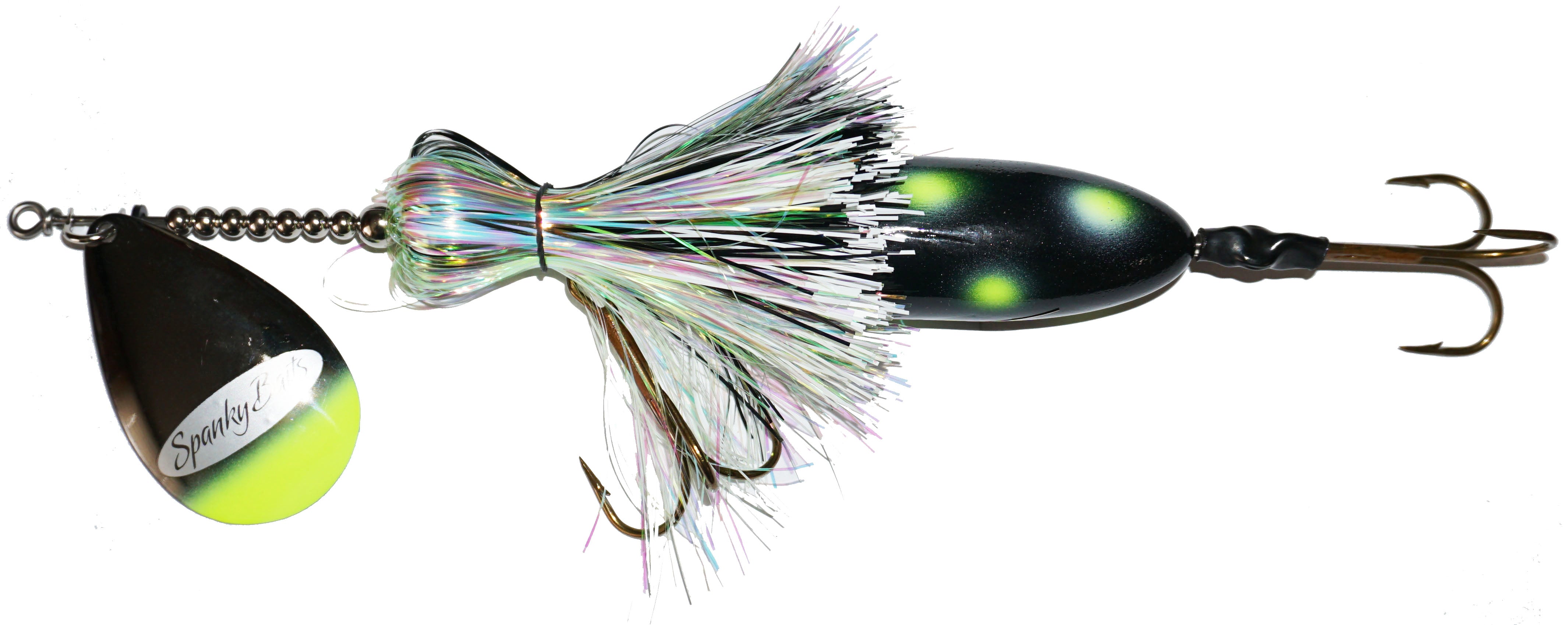 Spanky Baits Pugsly – Musky Shop, bucktail spinners