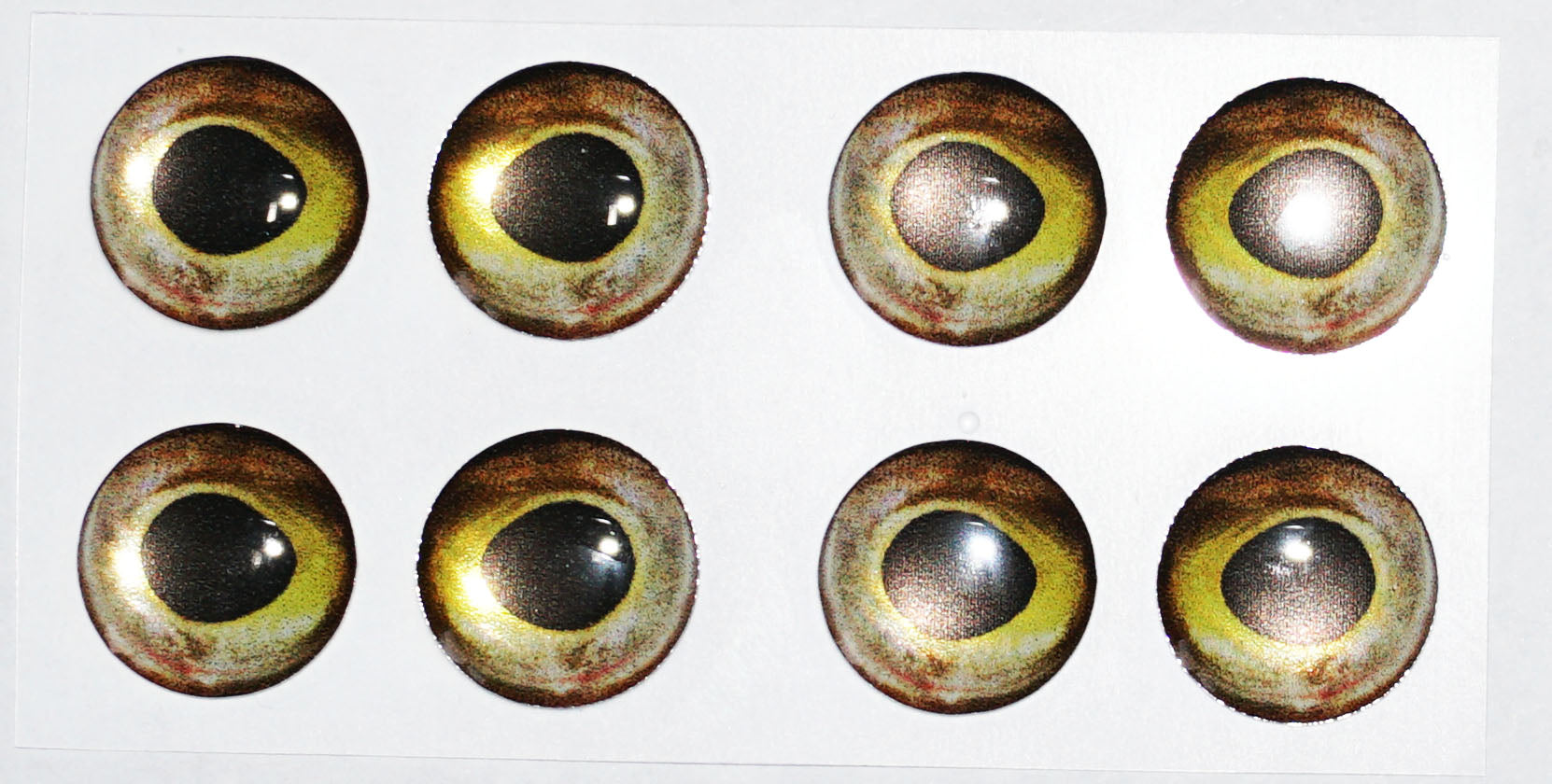 3-D Adhesive Lure Eyes - 3/8 - Barlow's Tackle