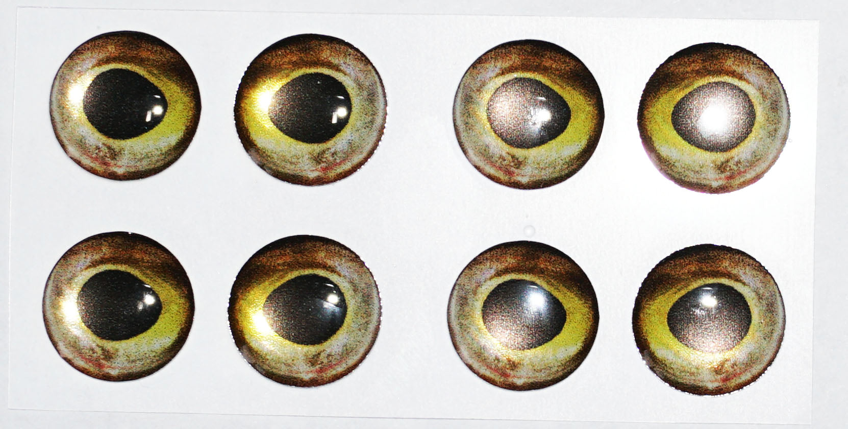 Stinson Real Lure Eyes natural / 3/8" 14 pack Stinson Real Lure Eyes natural / 3/8" 14 pack