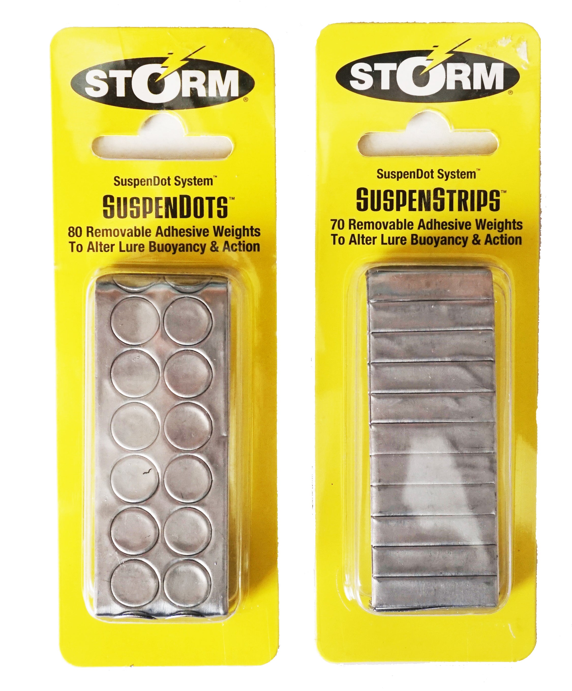 Storm SuspenStrips and SuspenDots Lead Weights – Musky Shop