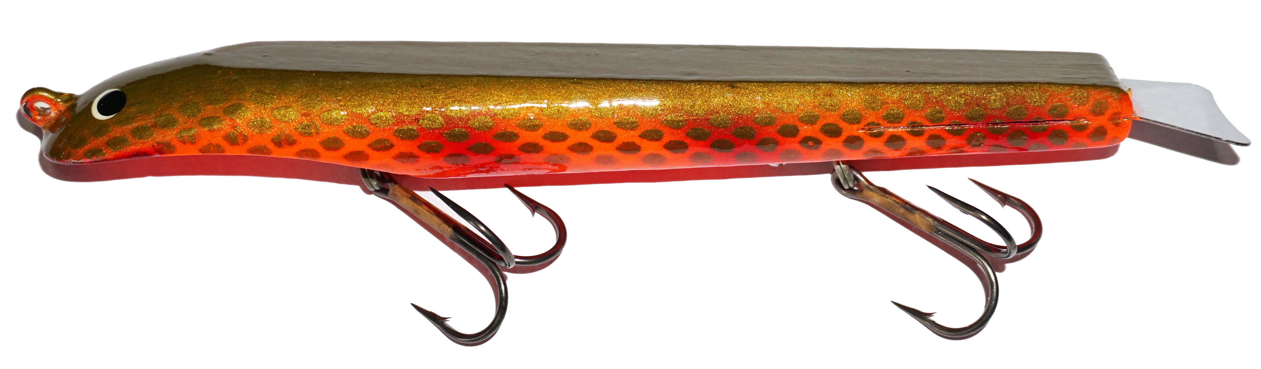 Suick Lure 107885 7 in. Thriller Lure - Orange & Black