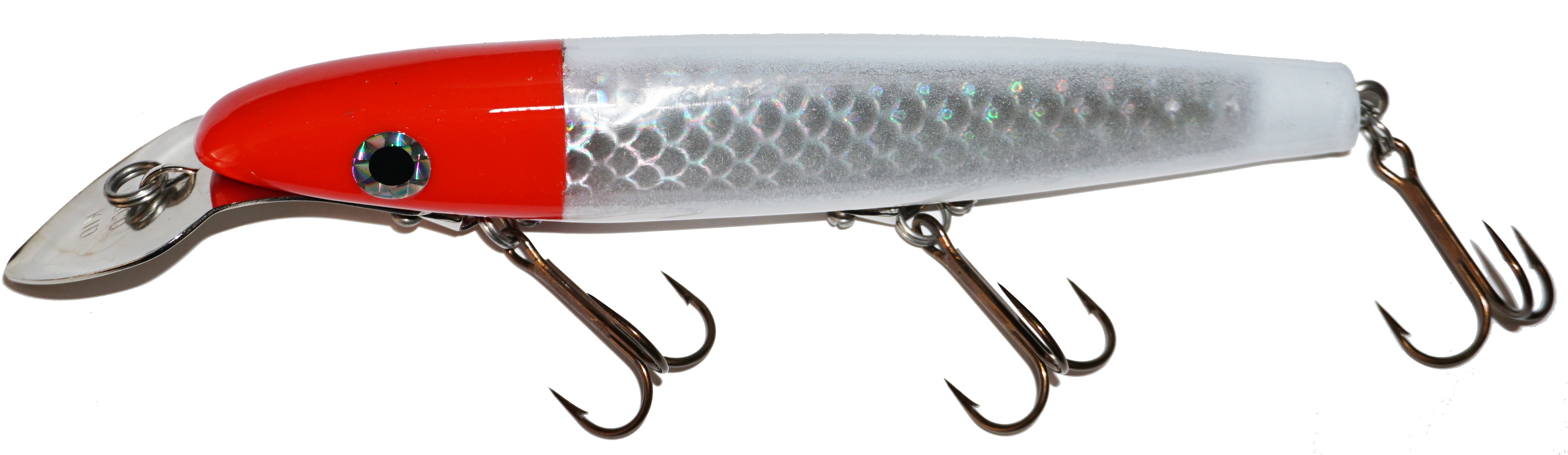 Suick Cisco Kid 1800 Crankbait Redhead Silver Prism