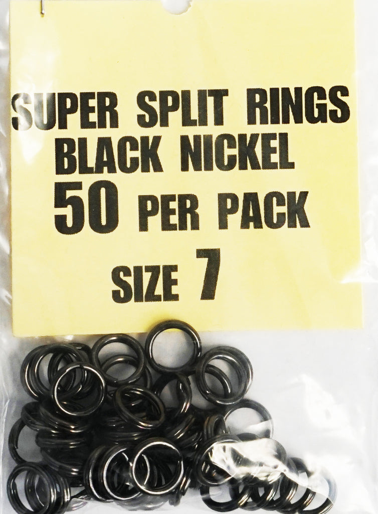Super Split Rings Black