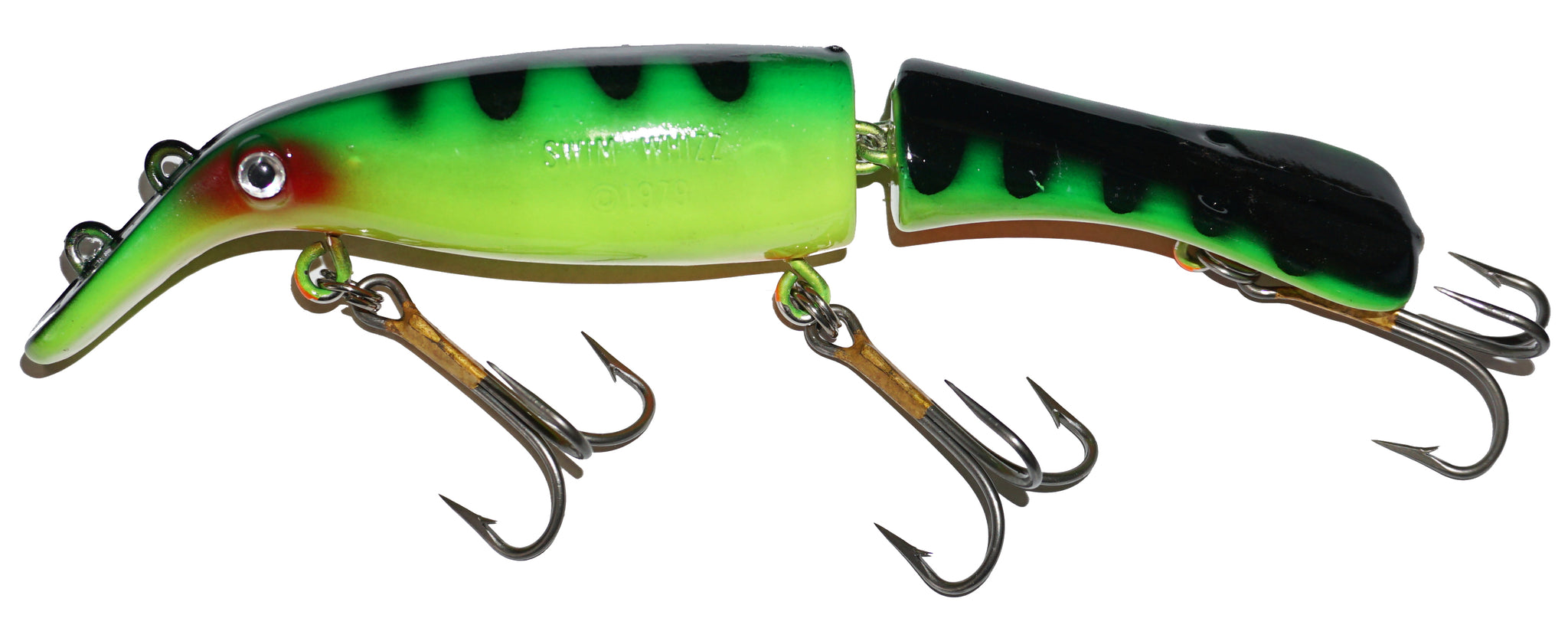 big bear fishing lures swim whiz Big Bear Products Swim Whizz 8" Jointed Crankbait – Musky Shop