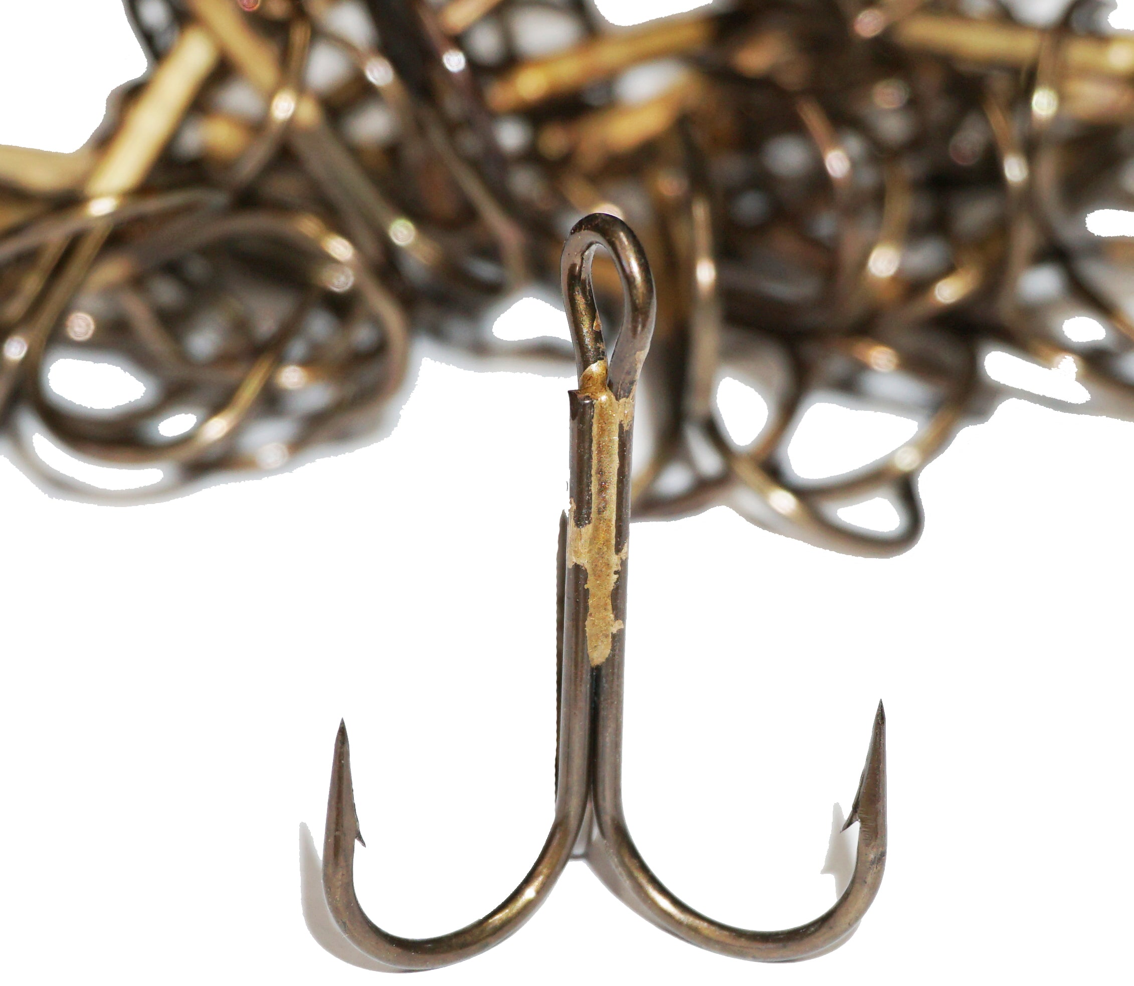 VMC 9650 Round Bend Treble Hooks 2; Bronze; 25