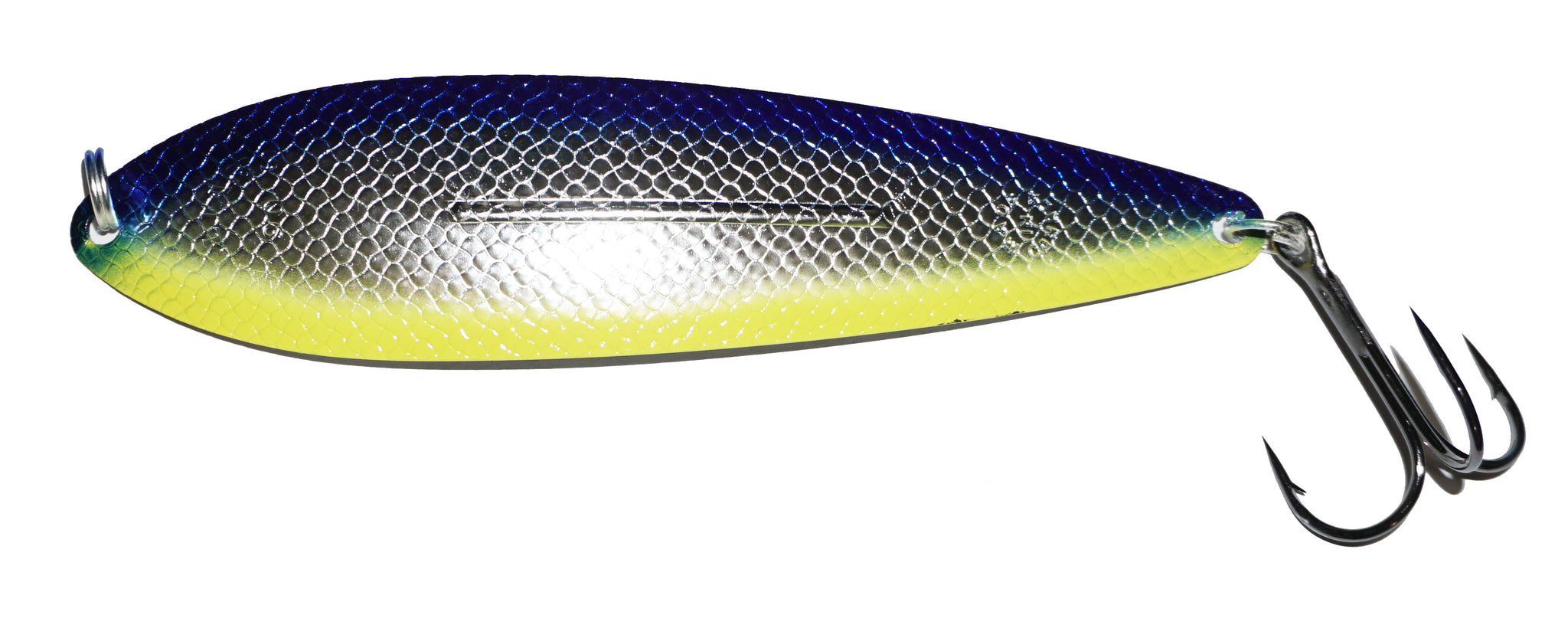 Williams Whitefish Spoon - Blue/Yellow Nu-Wrinkle - 6