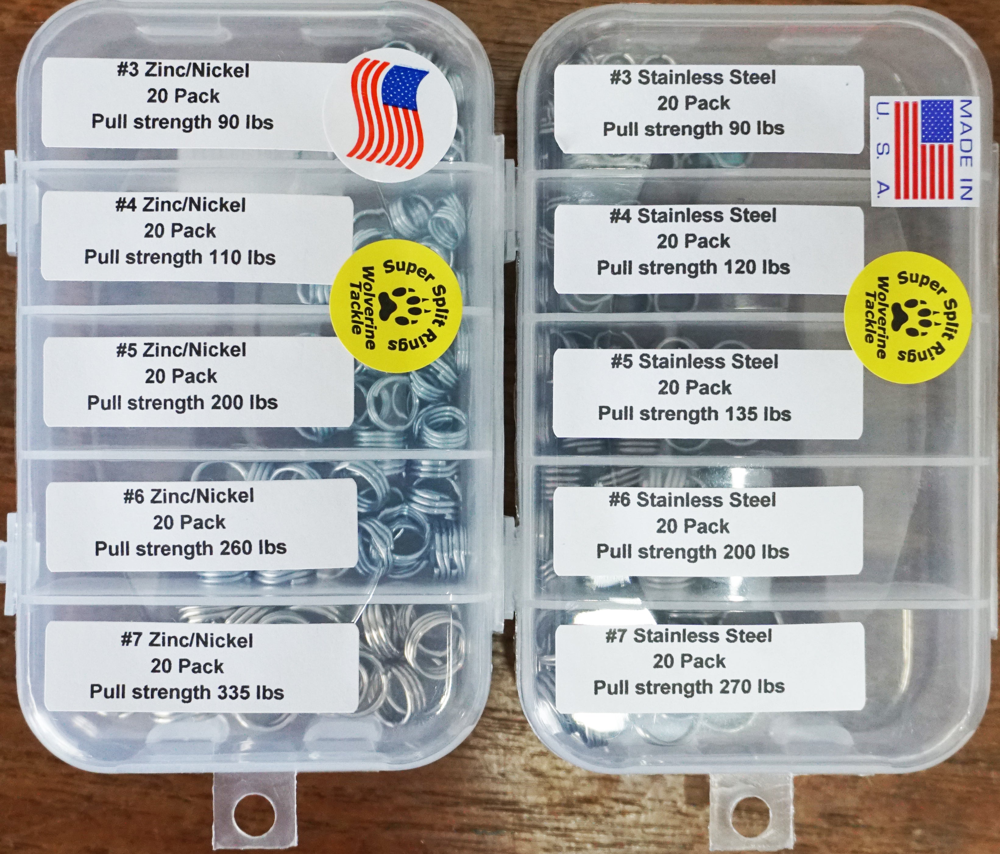 Split Ring Kit Wolverine Tackle Co Split Ring Kit – Musky Shop