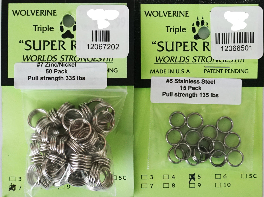 Wolverine Tackle Co Super Rings - Freshwater Split Rings