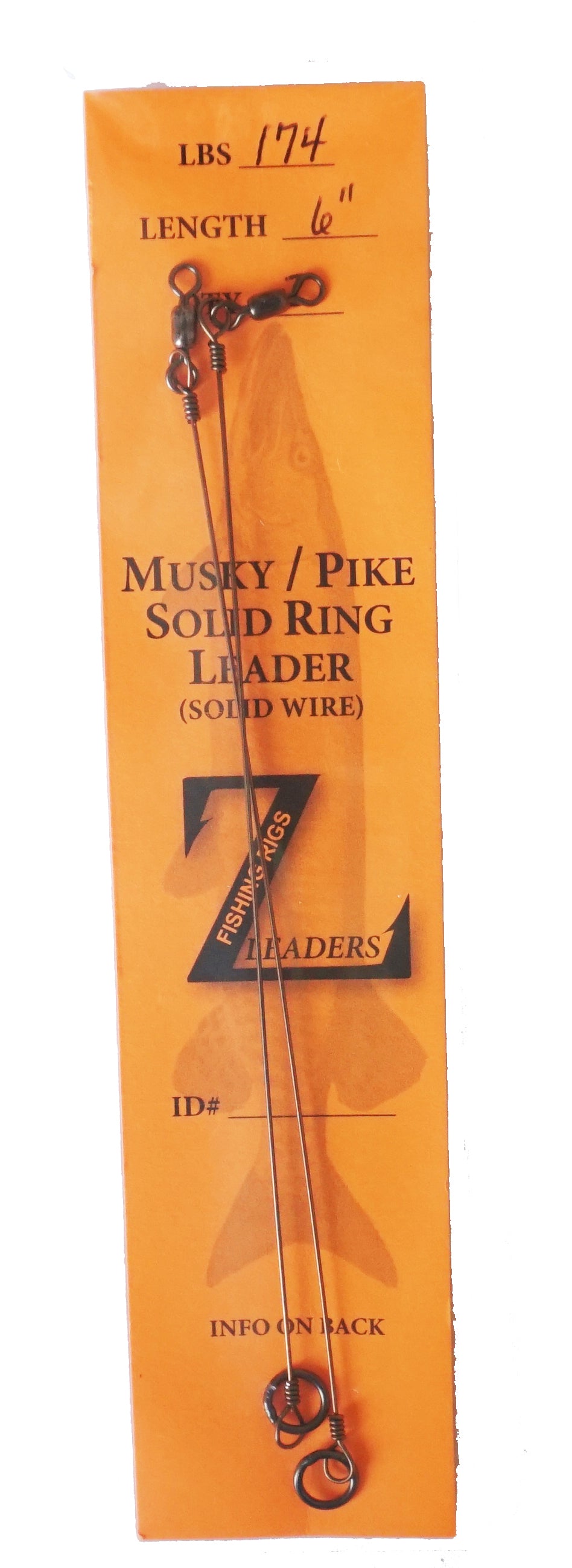 Z Leaders Solid Wire Musky Pike Leaders